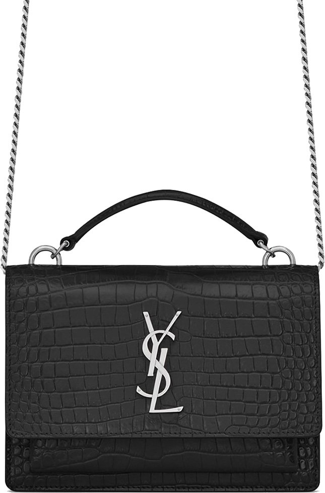 Saint Laurent Sunset Chain Wallet Handle Bag 7