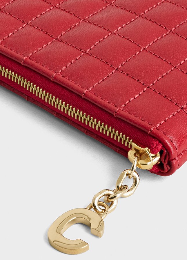 Chanel C Charm Coin Card Pouch