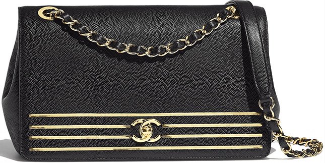 Chanel Captain Gold Flap Bag