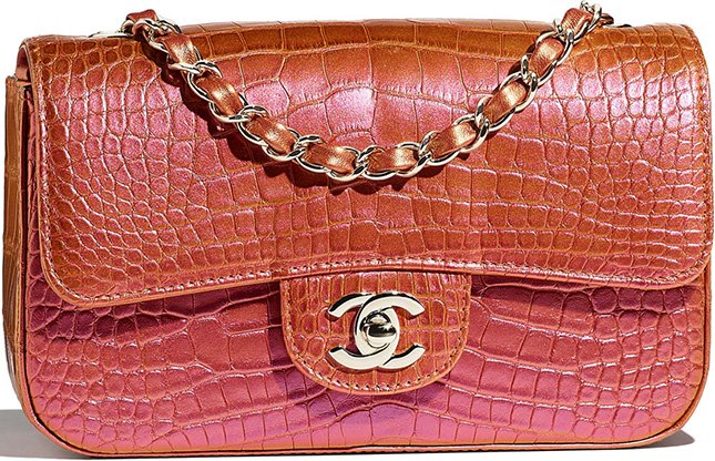 Chanel New Mini Alligator Flap Bag