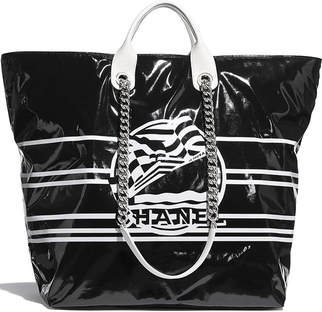 Chanel Vinyl La Pausa Bay Large Shopping Bag