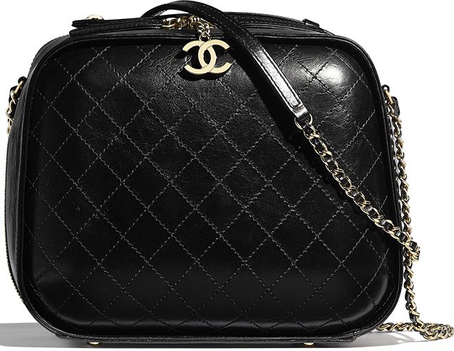 Chanel Crumpled Calfskin Vanity Case