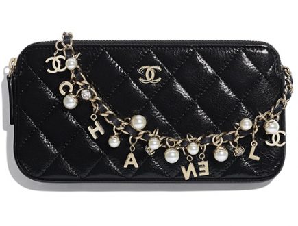 Chanel Pearl With Charm Clutch With Chain thumb