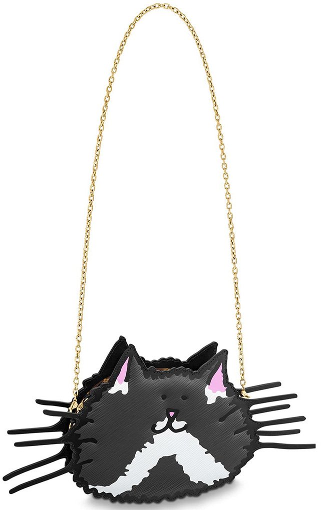 Louis Vuitton Cat And Dog Face Bag