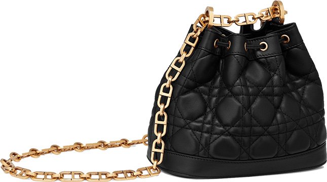 MINI MISS DIOR LAMBSKIN BUCKET BAG