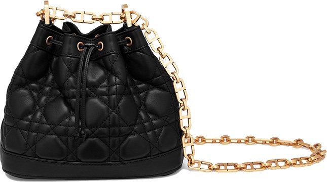 MINI MISS DIOR LAMBSKIN BUCKET BAG