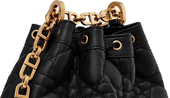 MINI MISS DIOR LAMBSKIN BUCKET BAG