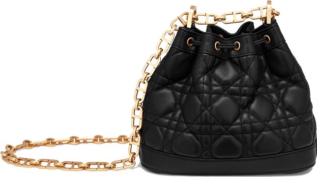 MINI MISS DIOR LAMBSKIN BUCKET BAG