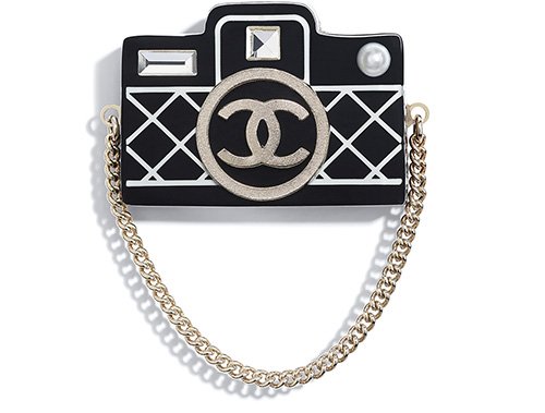 Chanel CC Camera Brooch thumb