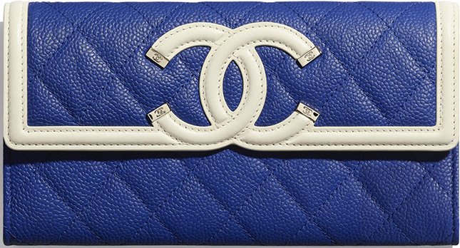 Chanel CC Filigree Wallets And Coin Purse