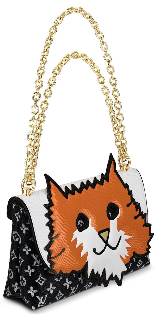 Louis Vuitton Orange Cat Bag