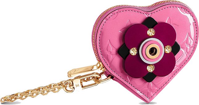 Louis Vuitton Porte Monnaie Carre Coeur Rond