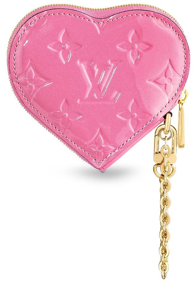 Louis Vuitton Porte Monnaie Carre Coeur Rond