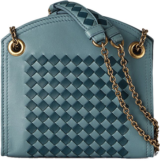 Bottega Intrecciato Checker Bag To Watch