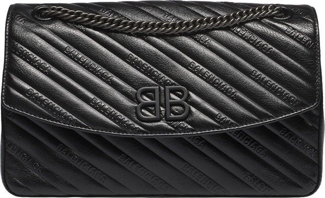 Balenciaga All Black BB Bag