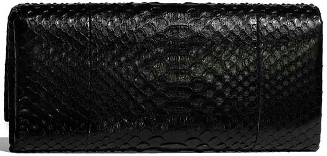 Chanel Python Strass Clutch