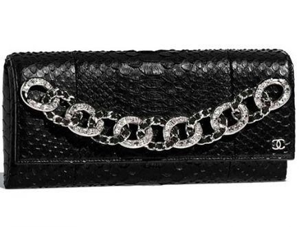 Chanel Python Strass Clutch thumb