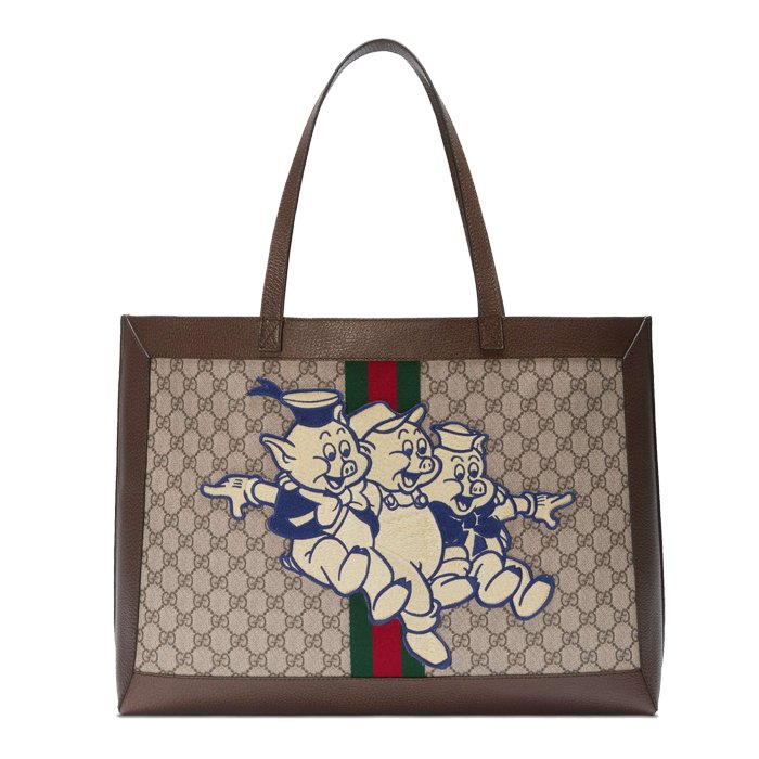 gucci pig chinese new year tote