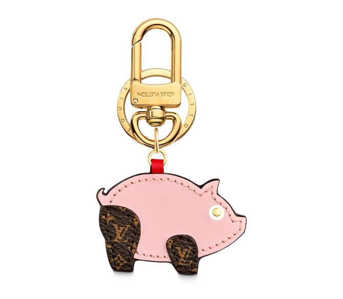 louis vuitton charm chinese new year pig lock