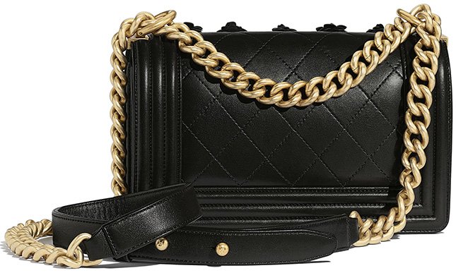 Chanel Boy Camellia Bag