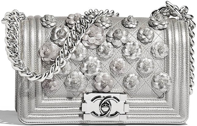 Chanel Boy Camellia Bag