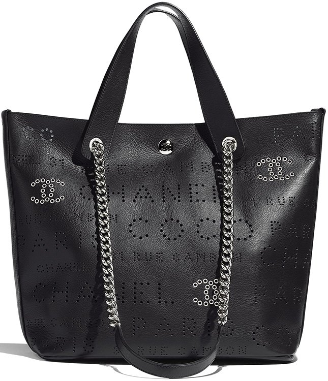 Chanel Eyelet Logo Bag