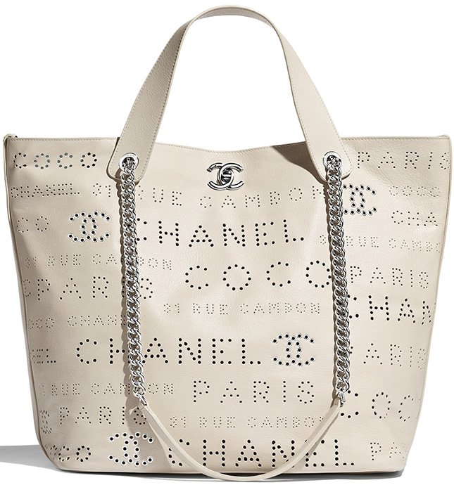 Chanel Eyelet Logo Bag