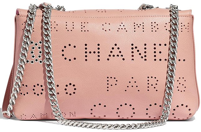 Chanel Eyelet Logo Bag