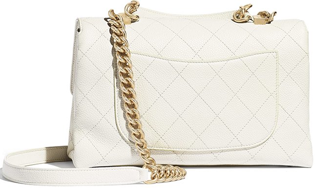 Chanel Grained Calfskin Flap Bag