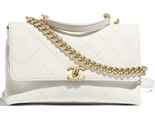 Chanel Grained Calfskin Flap Bag thumb