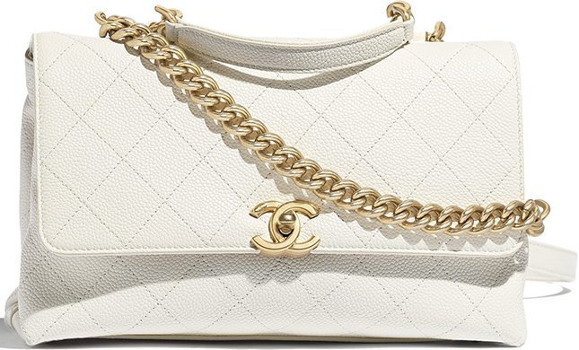 Chanel Grained Calfskin Flap Bag