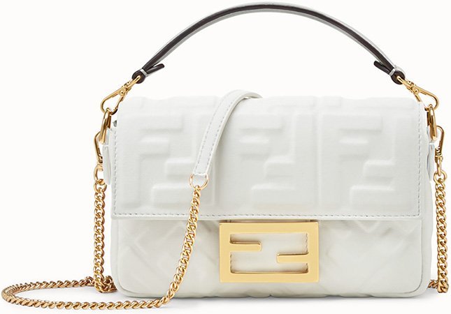 Fendi FF Motif Baguette Bag