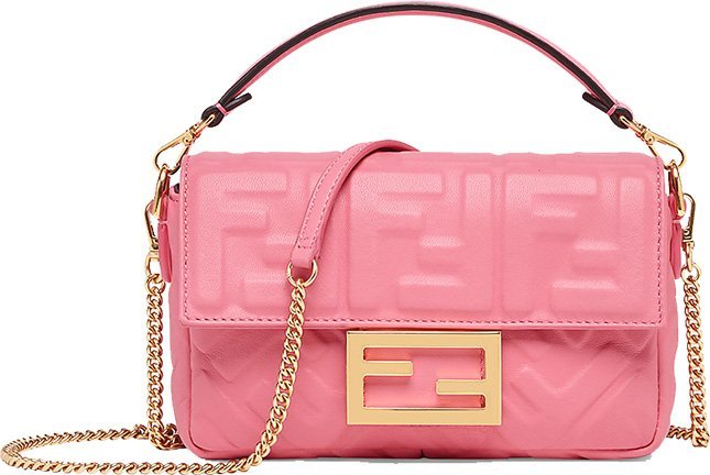 Fendi FF Motif Baguette Bag