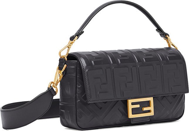 Fendi FF Motif Baguette Bag