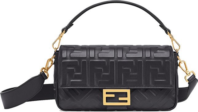 Fendi FF Motif Baguette Bag