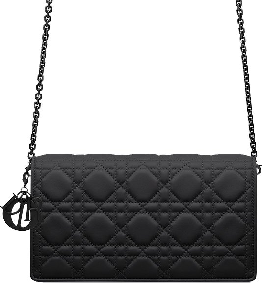 Lady Dior Ultra Black Shoulder Bag