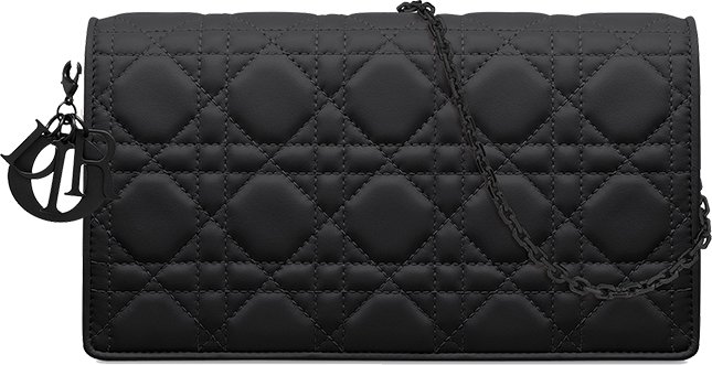 Lady Dior Ultra Black Shoulder Bag