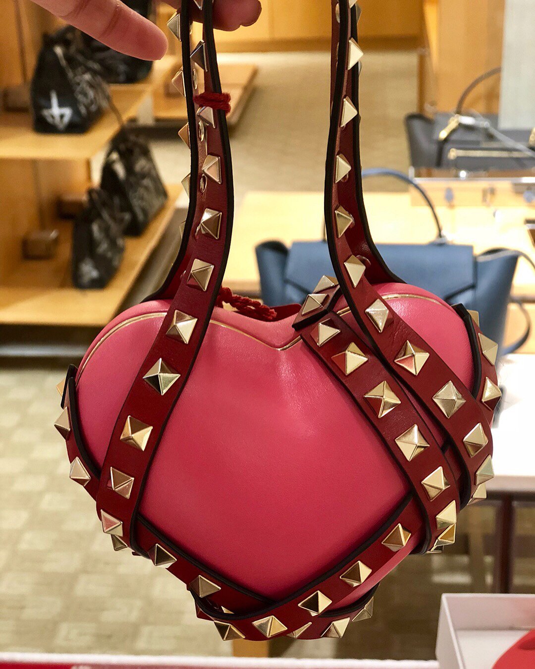 Valentino Carry Secret Heart Clutch