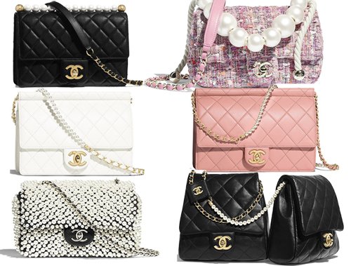 chanel pearl bag thumb