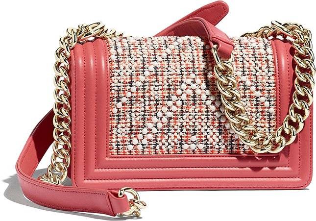 Chanel Boy Multicolor Chevron Pearl Bag