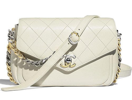 Chanel Envelope Flap Bag With Bi Color Hardware thumb