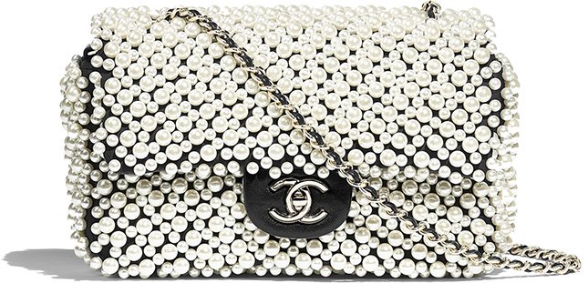 Chanel Overall Pearl Bag