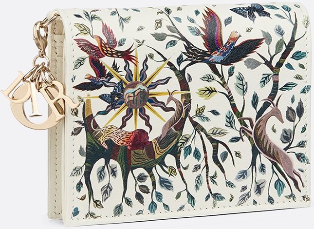 Lady Dior Nature Ballet Wallets