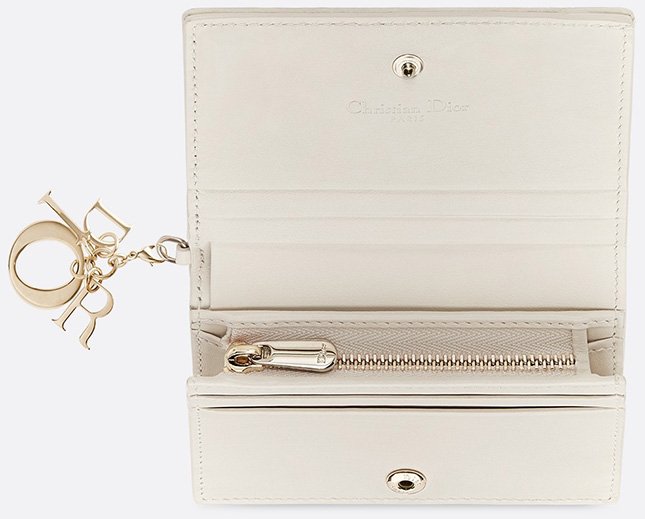 Lady Dior Nature Ballet Wallets