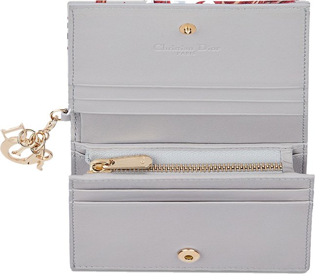 Lady Dior Nature Ballet Wallets