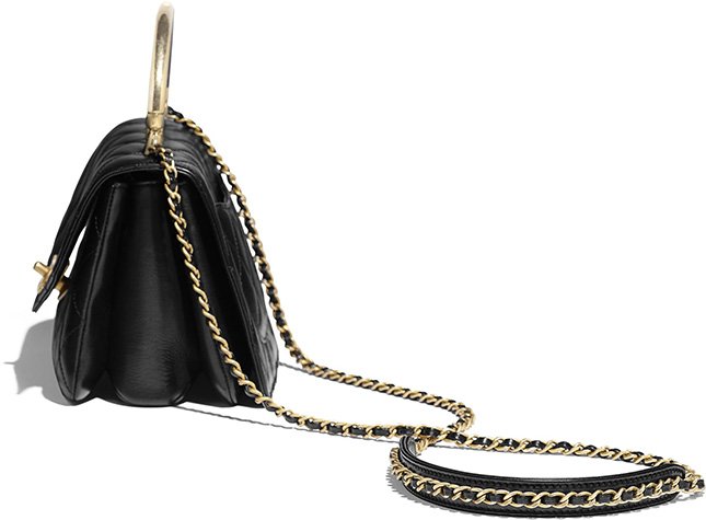 Chanel Gold Top Handle Bag