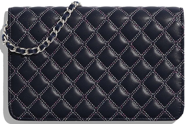 Chanel Multicolor Quilted Stitch Accessories