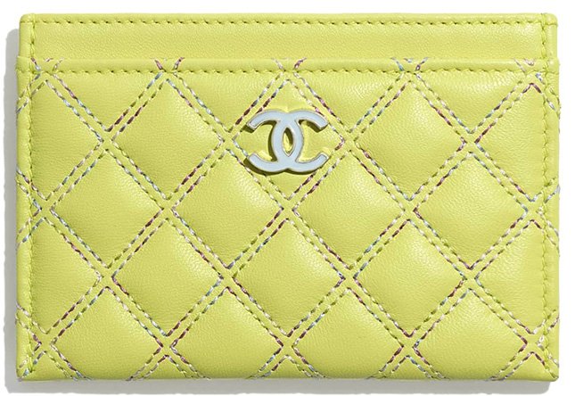 Chanel Multicolor Quilted Stitch Accessories