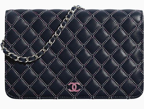 Chanel Multicolor Quilted Stitch Accessories thumb