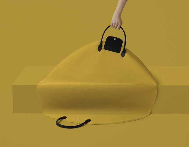 Longchamp x Nendo Katachi Bag collection